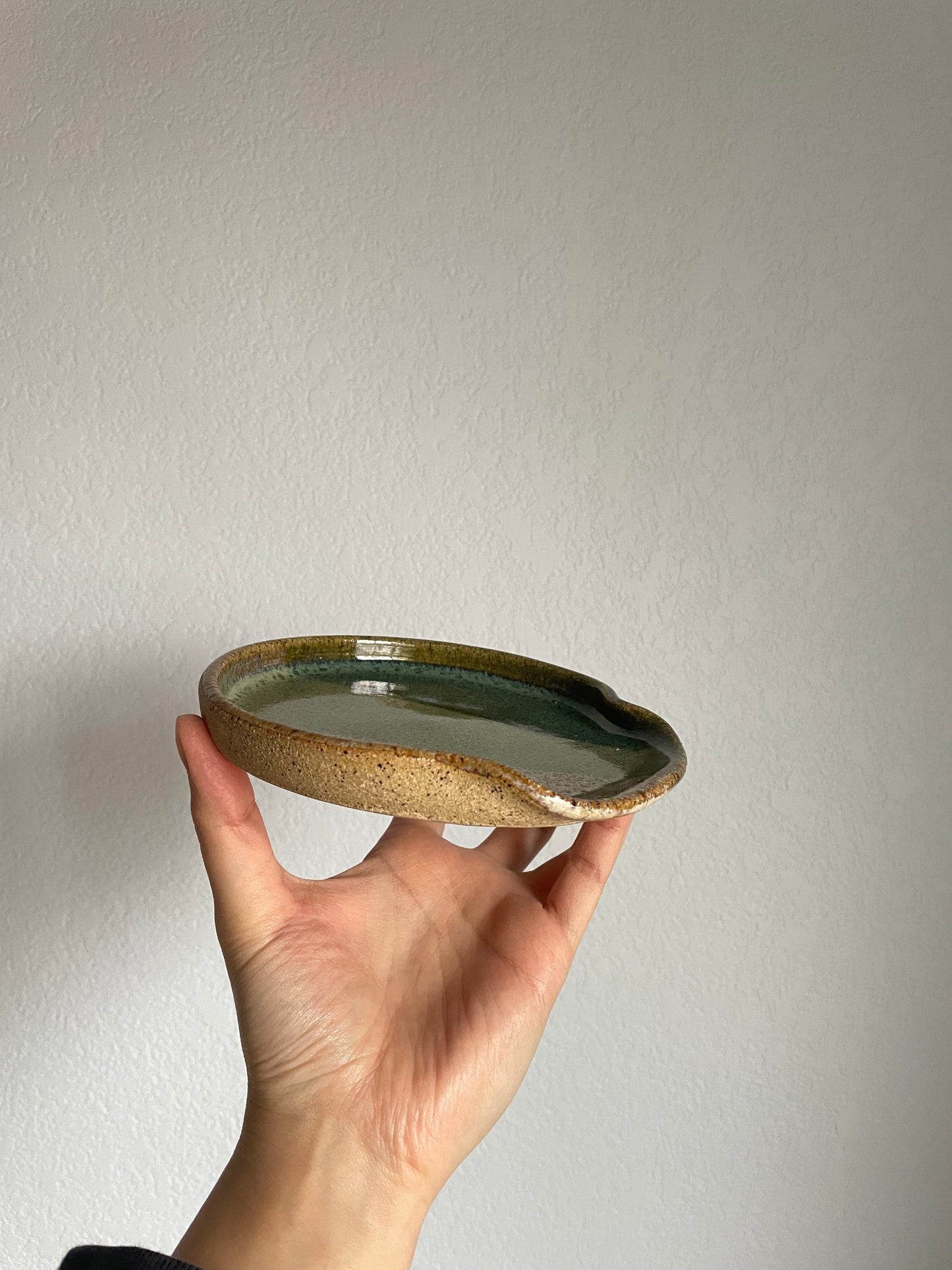 Spoon Rest - Green/Sand